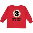 thumbnail image 3 of Inktastic 3rd Birthday Baseball 3 year Old Boy Boys or Girls Long Sleeve Toddler T-Shirt, 3 of 5