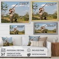 thumbnail image 4 of Designart "Hunt'S Firearm" Hunting & Fishing Floater Framed Canvas Art Print, 4 of 5
