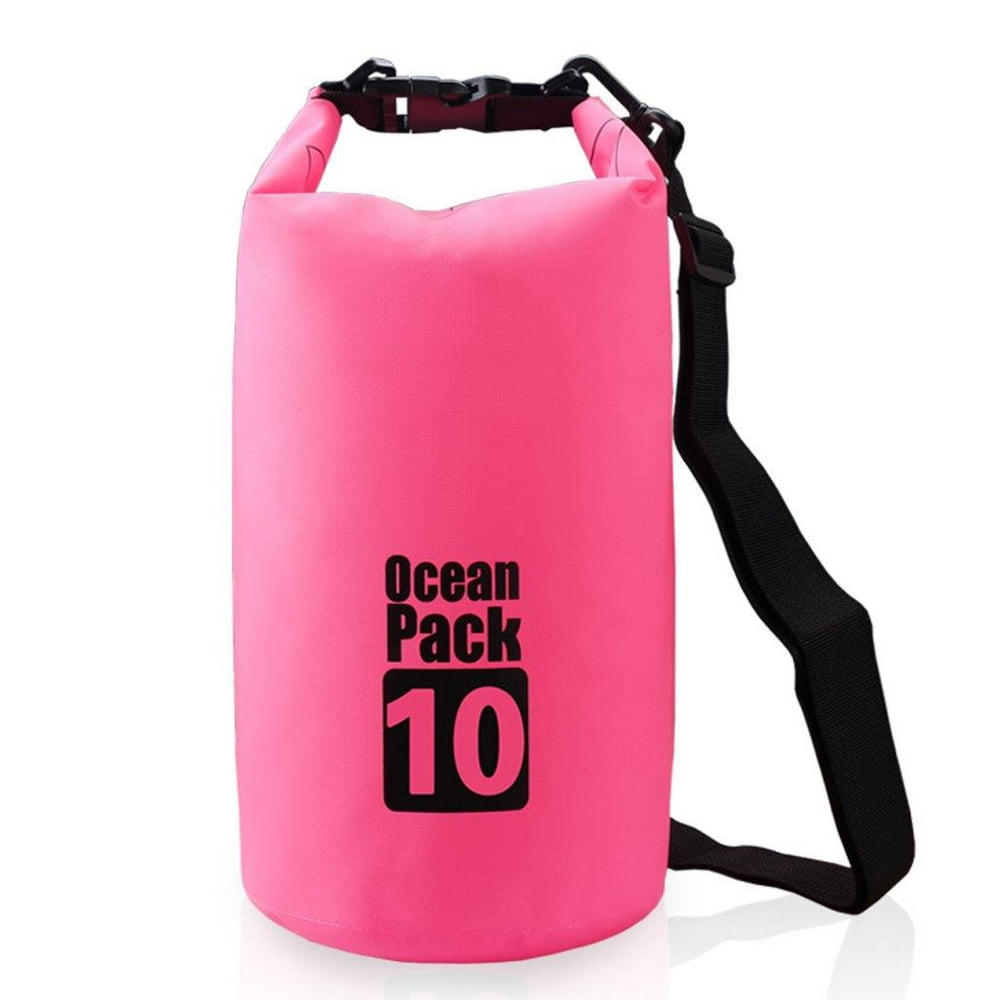 Lightahead Pink Waterproof Dry Bags 10L With Free Waterproof Cellphone