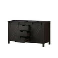 thumbnail image 4 of Lexora Home Marsyas 60" Vanity Cabinet in Brown, 4 of 8