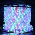 thumbnail image 5 of Tira de neón de 220 V para exteriores, resistente al agua, para jardín, iluminación de 360 grados, lámpara de tubo de cuerda LED, luces de hadas multicolores, 5 of 5
