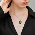 thumbnail image 4 of 3pcs Sturdy Steel Mirror Polish Sunflower Pendant Necklace for Women Featuring Enamel Tarot Card and Star Charm, 4 of 4
