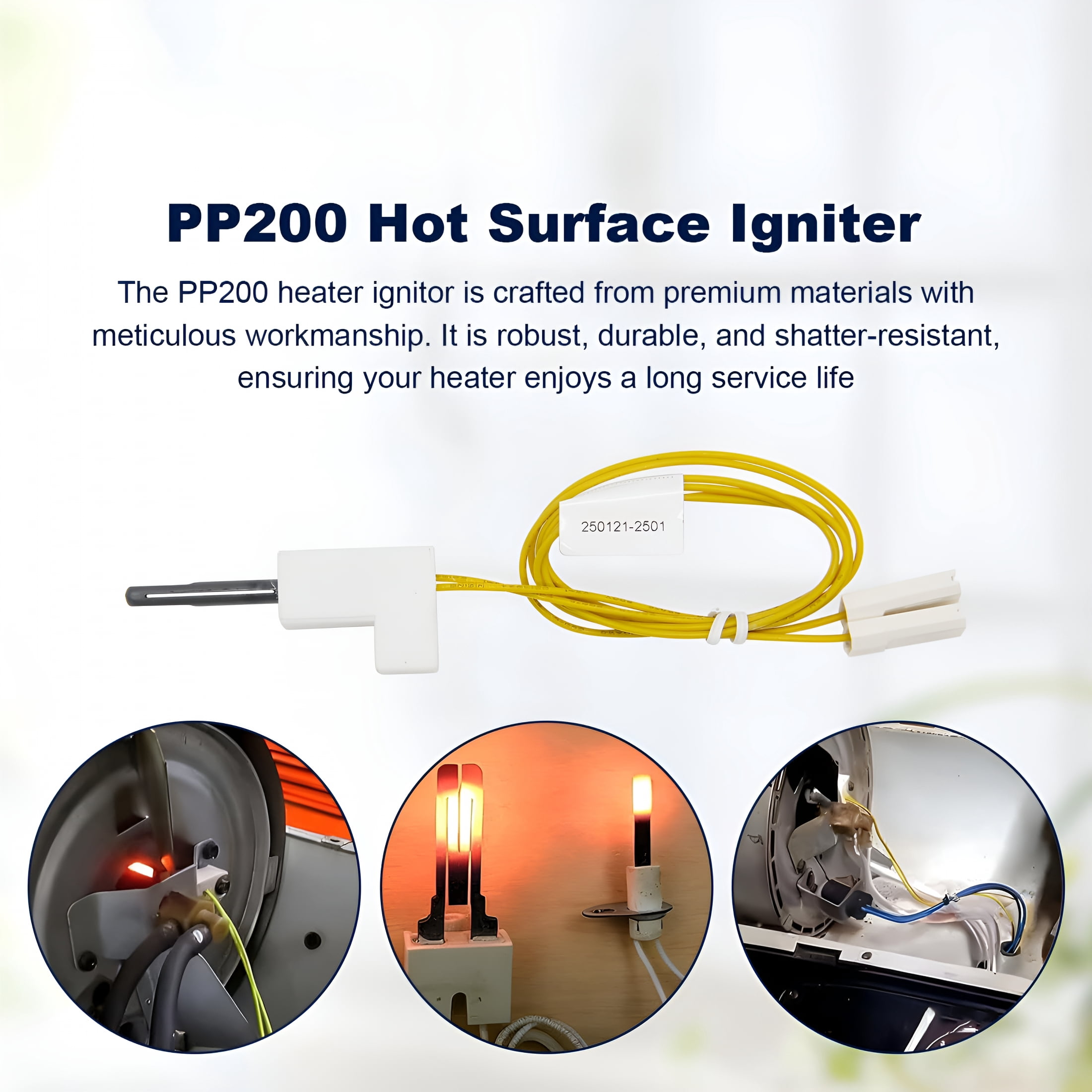HIBIBUD Hot Surface Igniter Fits for Reddy Desa Master Heater HSI Replace Heater Ignitor