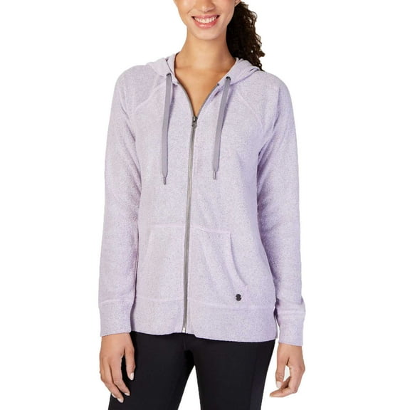 Ideology Women’s Zip Hoodies, Frosted Lavender, X-Small