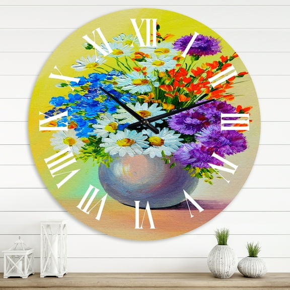 Designart 1 in Quartz Traditional Wall Clock