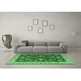 thumbnail image 3 of Ahgly Company Indoor Square Persian Emerald Green Traditional Area Rugs, 3' Square, 3 of 4