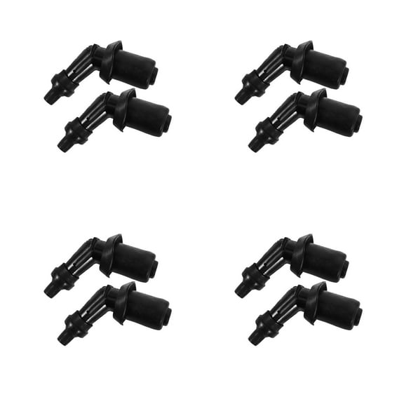 FRCOLOR Raindrops 8 pcs Spark Plug Boot Cap for Scooters Motorcycles Dirt Bike Spark Plug Cover Motorcycle Part for Various Brands Models