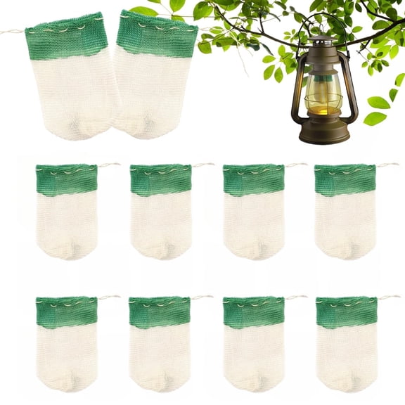 10 Pack U-Shaped Lantern Mantles, Upgrade Camping Lamp Mantle, Gas Lamp Mantles for Outdoor Camping Fueled Lighting