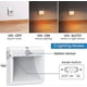 thumbnail image 2 of Led Night Light [2 Pack], Plug Play Dimmable Electric Plug Night Light With Motion And Light Sensor, Warm White Night Lamp For Kids Bedroom, Kitchen G, 2 of 5