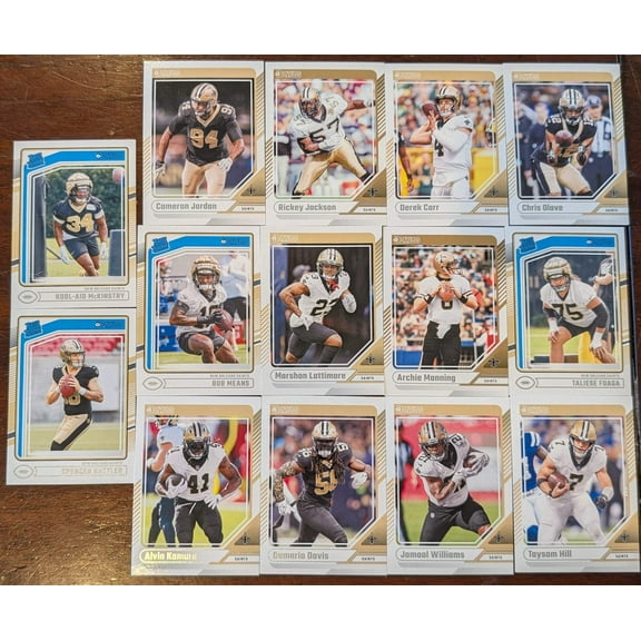 2024 Donruss Saints Team Set Rattler RC 359