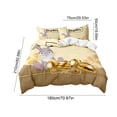 thumbnail image 3 of Vwrxbz Easter Bedding Set 3 Piece Duvet Cover Pillowcases Rabbits Egg Pattern Soft Microfiber Home Decor, 3 of 9