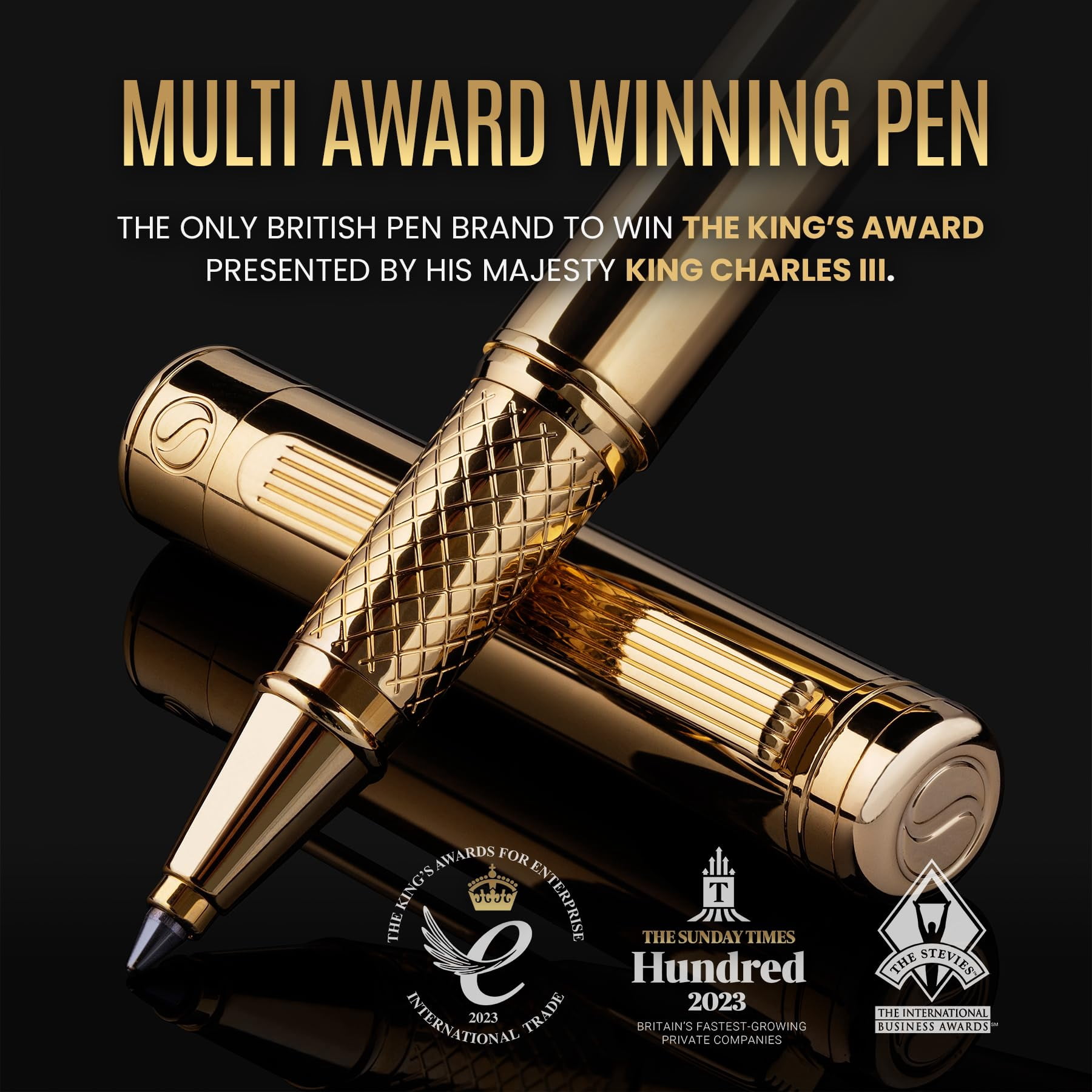 Rollerball Pen - Stunning Luxury  Real Schmidt Ink Refill Roller Ball Gift Set For Men & Women Professional Executive Office Nice Pens