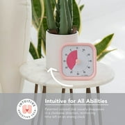 Time Timer MOD Home Edition — 60 Minute Kids Visual Timer Study Tool (Peony Pink)