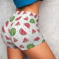 thumbnail image 5 of Yiaed Hand Drawn Watermelon Print Women's Athletic Shorts Running Shorts Sporty Short High Waisted Elastic Workout Shorts for Yoga Gym Running & Sports -X-Large, 5 of 8