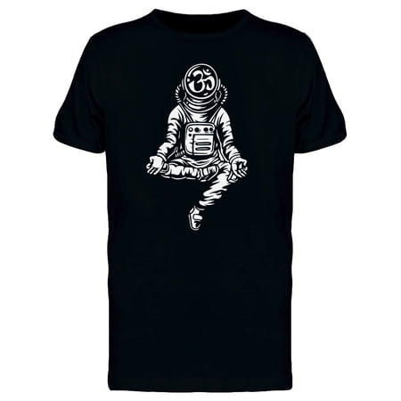 Spacesuit Yoga Gestures T-Shirt Men -Image by Shutterstock Male 3X-Large