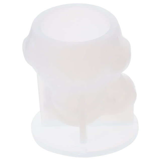 Shisuyan Creative Snowman Shape Candle Mold DIY Candle Making Mold Scented Candle Mold