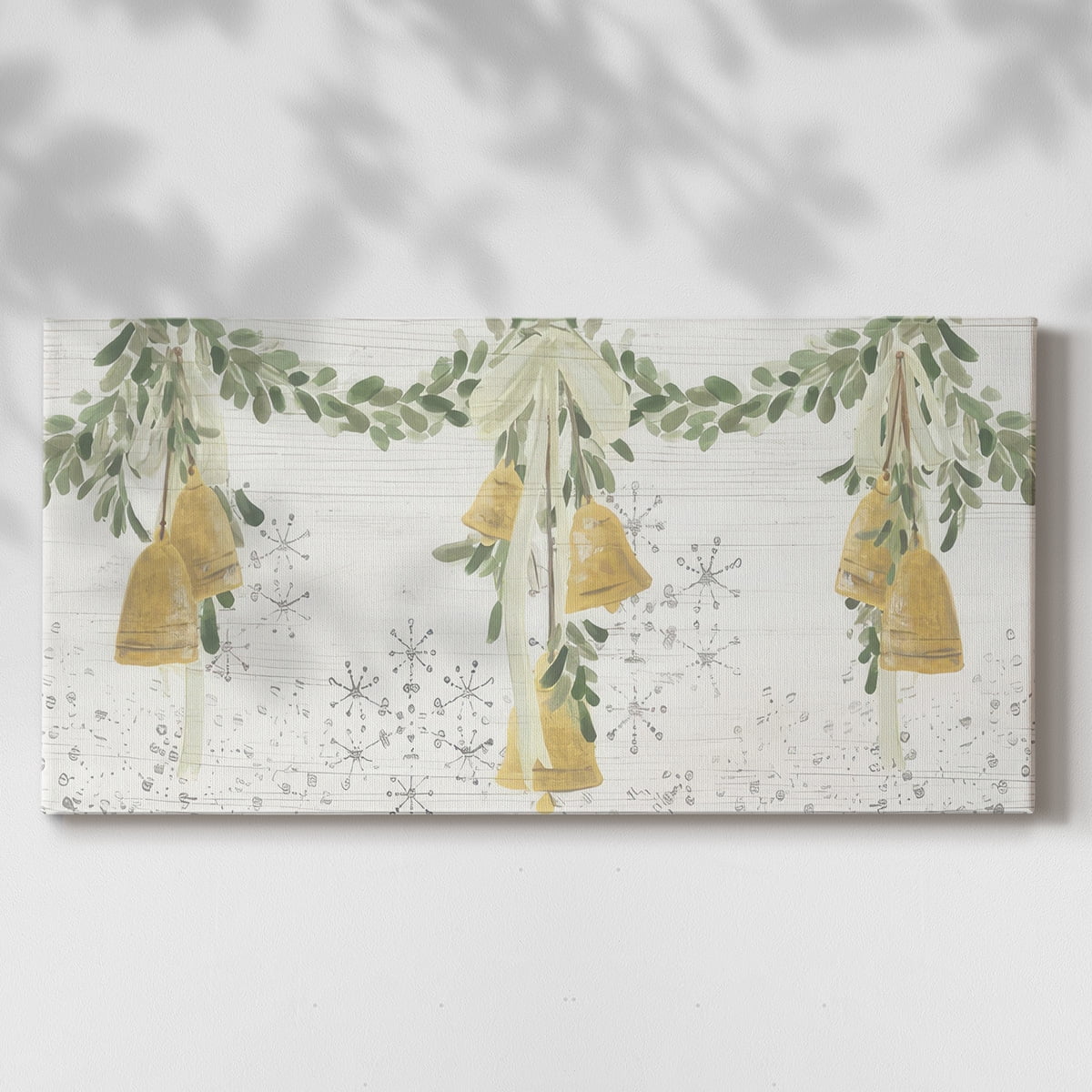 Weathered Aspen Wreath Collection D- Gallery Wrapped Canvas