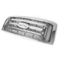 thumbnail image 2 of Chrome Front Bumper Grille Assembly Cover Guard Grill For 2009- 2014 Ford F-150 Plastic Shell/Black Insert XLT Model Replaces 9L3Z8200D FO1200511, 2 of 7