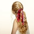 thumbnail image 4 of EeaseCA 3pcs Halloween Long Ribbon Pumpkin Hair Rings Hair Ties Girl Hair Accessories, 4 of 7