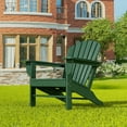 thumbnail image 2 of Polytrends  Altura Outdoor Eco-Friendly All Weather Poly Patio Adirondack Chair - Dark Green, 2 of 5