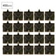 thumbnail image 3 of 400 juegos de 4MM-7MM DIY Leathercraft Spike Remaches Square Spike Studs Bolsas Zapatos Cinturón AccesoriosBronce 6mm, 3 of 6