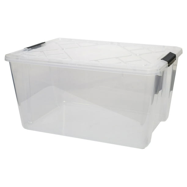 Greenmade 675374 InstaView 45 Qt Clear Plastic Storage Containers, 4