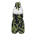 thumbnail image 4 of Byworldtasic Women's Print Halter Jumpsuit Summer Sleeveless Tops Wide Leg Going Out Short Rompers, 4 of 7
