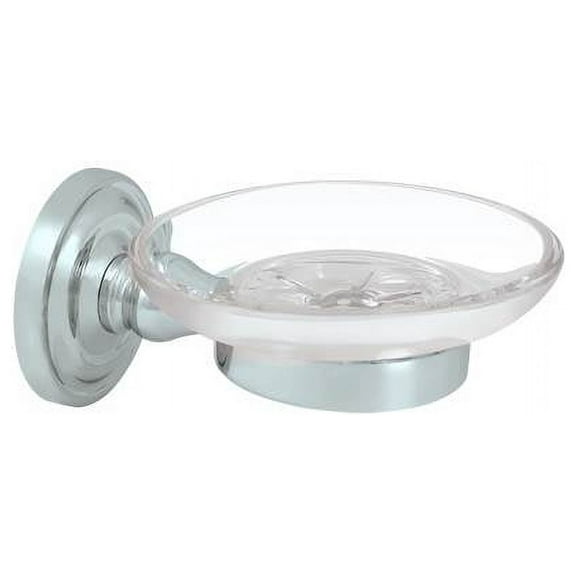 Deltana R2012-CR003 R Series Wall Mount Soap Dish Lifetime Polished Brass