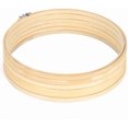 thumbnail image 4 of HUGFEGWE Embroidery Hoops Adjustable Bamboo Cross Stitch Frame Circle Stretch Clip Sewing Tools for Sewing Studio DIY Projects Bamboo Hoops for Precise Stitching (6 Pieces 26cm) CJB91-88834, 4 of 9