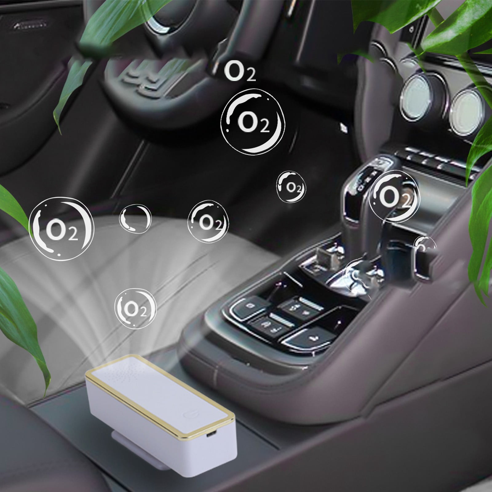 Wovilon Car Supplies Car Ambience Purifier Purifier Odors Smokes Multi Scene Use Easiest And Portable Silent And Efficient Work