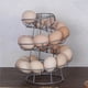 thumbnail image 3 of Advancent Soporte de plata para huevos, dispensador en espiral, estante de almacenamiento de huevos, organizador para cocina Almacenamiento y organización del hogar, 3 of 6
