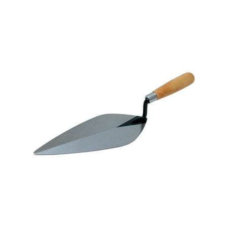 Marshalltown 926-3 Brick Trowel London Pattern 10"x4 3/4", Wood Handle