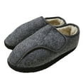 thumbnail image 2 of Zapatos para Caseros Hombres Cómodos Cálidos Lujoso Los Pies Hinchados, 2 of 8