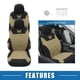 thumbnail image 5 of Juego de 4 fundas universales para asientos de coche Unique Bargains Lavables Transpirables Beige, 5 of 7
