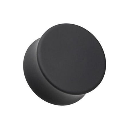

Soft Touch Silicone Coated Solid Double Flared Ear Gauge Plug