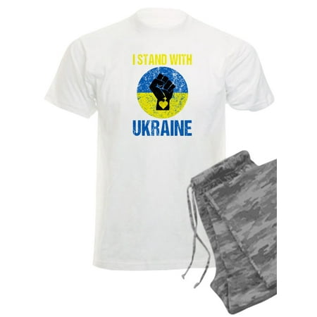 

CafePress - Support Ukraine I Stand With Ukraine P Pajamas - Men s Light Pajamas