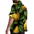 thumbnail image 3 of pear Men's Casual Hawaiian Button Down Short Sleeve Summer Beach Printed Shirt, 3 of 6