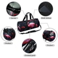 thumbnail image 2 of Flamingo Gym Bags, Shoe Bag, Sports Bag, Dance Bag - All-in-One Weekender Bag (17.7 inches) with Interior Zipper Pocket and Large Capacity, 2 of 6