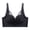Black, variant on Ramiter Plus Size Lingerie Ladies Bras No Steel Ring Front Buckle Breastfeeding Adjustable Gathering Bra Underwear Bra 36/80,Black