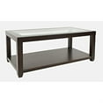 thumbnail image 2 of Urban Icon Contemporary Rectangular Glass Inlay Coffee Table, 2 of 7