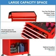 thumbnail image 4 of POWANLI Detachable 5-Drawer Rolling Tool Chest with Bottom Cabinet and One Adjustable Shelf/Locking System for Garage Workshop Warehouse Repair Shop, 4 of 8