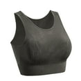 thumbnail image 1 of jinwen Performance Women Sports Bra Mesh Wireless Gym Running Stretch Athletic M Green, 1 of 6