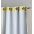 thumbnail image 4 of THD Royal Lattice Decorative Blackout Thermal Privacy Room Darkening Grommet Window Drapes Curtain Panels for Bedroom - Set of 2, 4 of 7