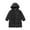 Black, variant on Xinhuaya 3-8T Boy Girl Lightweight Down Jacket Mid length Kids Hoods Snowsuit Coat Outwear