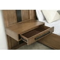 thumbnail image 6 of Terrace Eastern King Wall Panel Storage Bed Ash Brown, 6 of 8