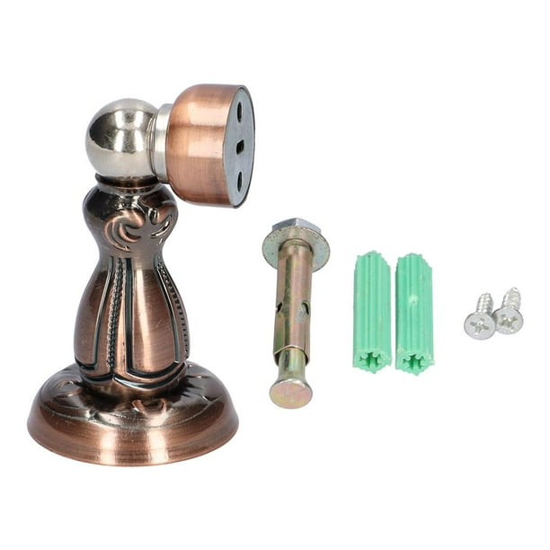 Tope De Puerta De Metal Tope De Puerta Magnético Tope De Puerta De Succión De Acero Inoxidable Tope De Puerta Tipo Piso Duro Soportes De Tope De Puerta Disponibles Para El Dormitorio Del Hogar Vogacara EL006277-00