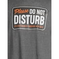thumbnail image 4 of Men's and Big Men's Please Do Not Disturb Graphic Tee with Short Sleeves, Sizes S-3XL, 4 of 5