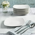 thumbnail image 5 of Gibson Home Zen Buffet 8-Piece Dinner Plate Set - White, 5 of 6