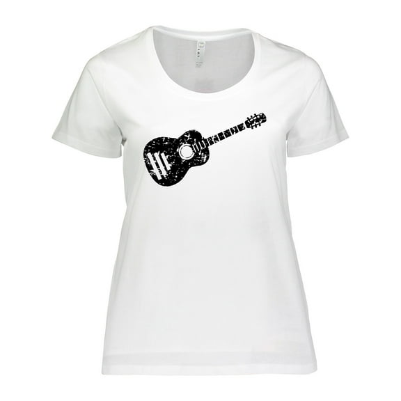 Inktastic Grunge Guitar Women's Plus Size T-Shirt