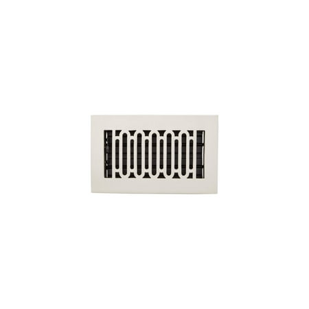 

Signature Hardware 946787-4-8 Caselli Brass Floor Register - Nickel